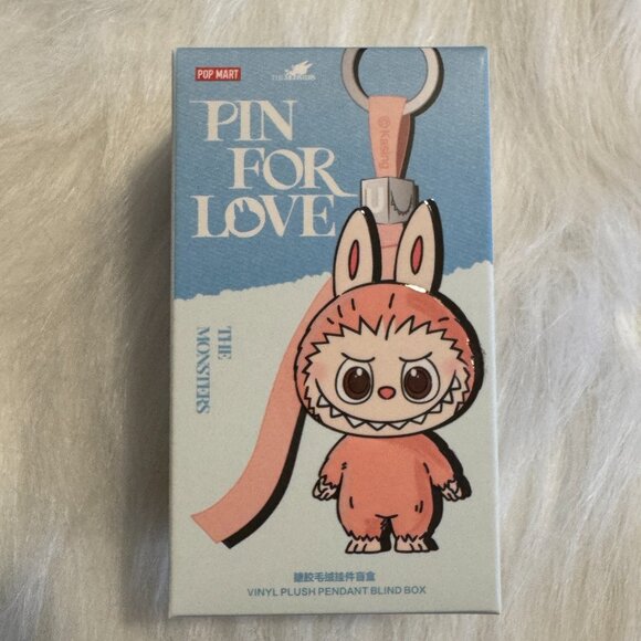 AUTHENTIC Labubu Pin for Love Plush Pendant POPNOW - Y - Picture 3 of 3